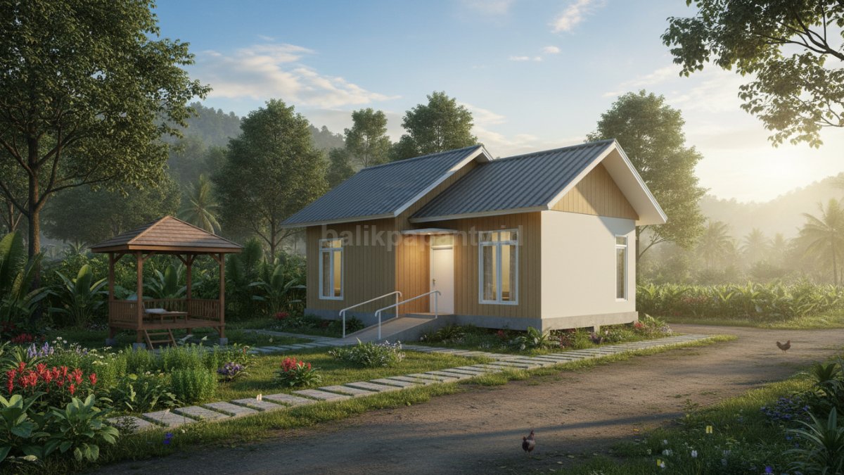 Rumah modular sederhana