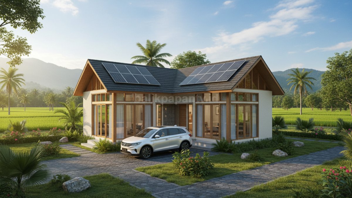 Limasan dengan ventilasi silang