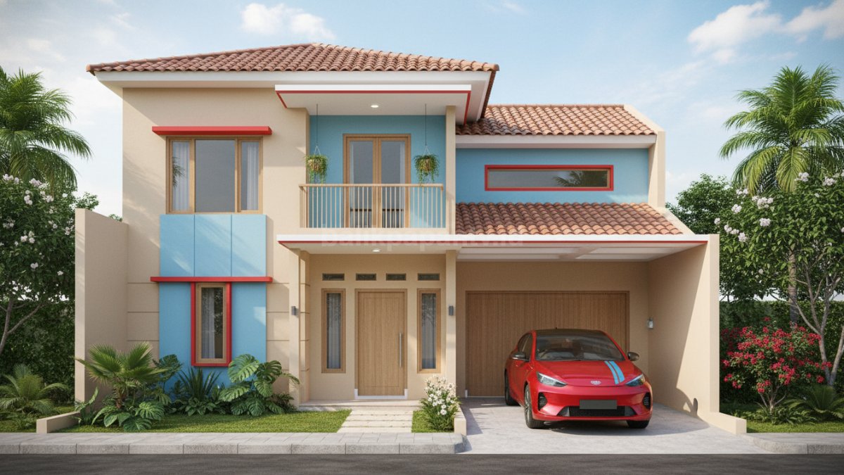 fasad Eye catching berani tampil beda membuat fasad tampak berkarakter