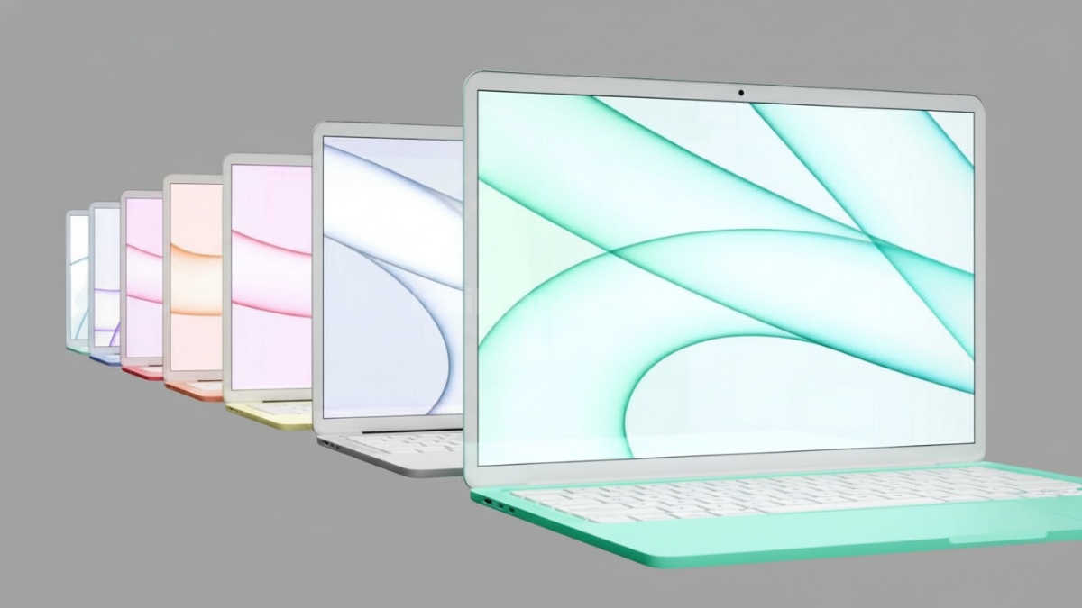 Pilihan warna MacBook Neo seperti Citrus dan Indigo yang fresh