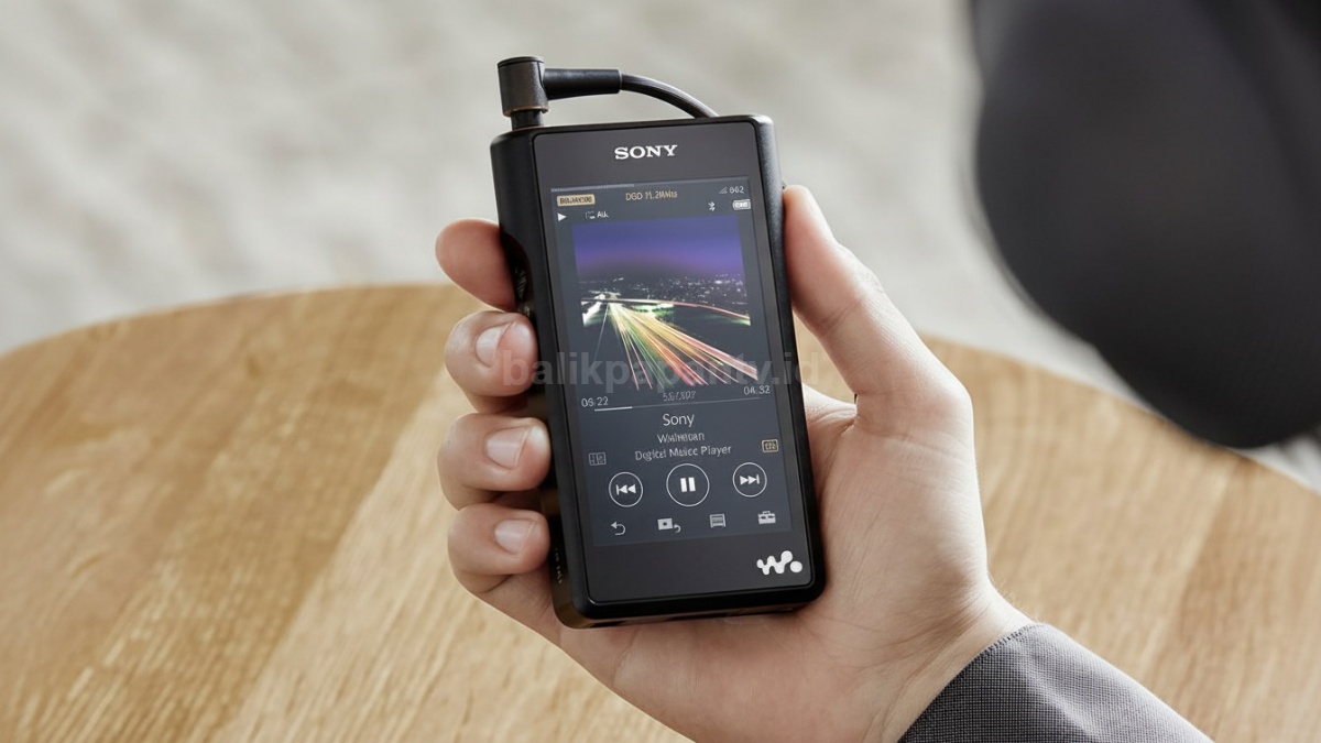 Sony Ericsson Walkman klasik dengan desain ikonik, simbol era ponsel musik yang pernah berjaya.