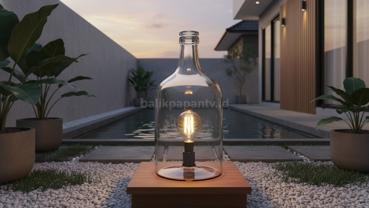 Pastikan botol bebas kotoran dan kering agar cahaya bisa menyebar maksimal.