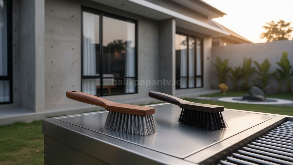 contoh sikat khusus untuk grill berbekyu 