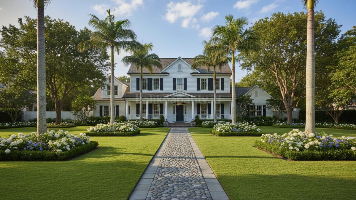 halaman rumah gaya amerika
