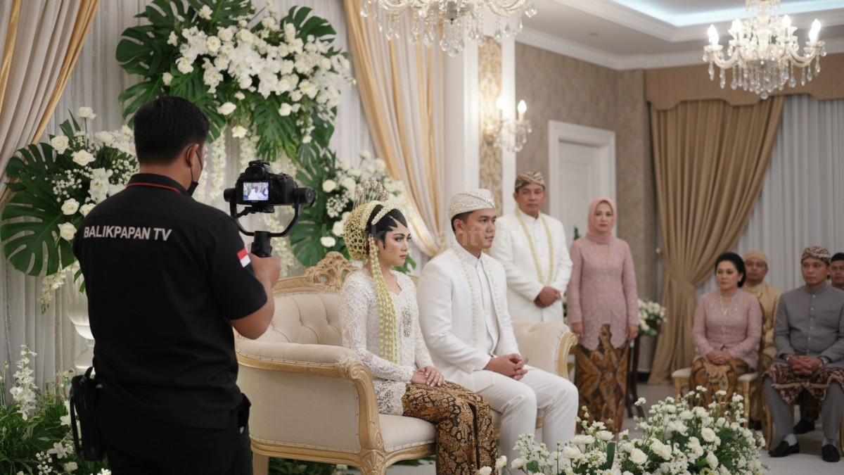 Ekspresi pengantin sebelum akad sebagai contoh momen anticipation shot