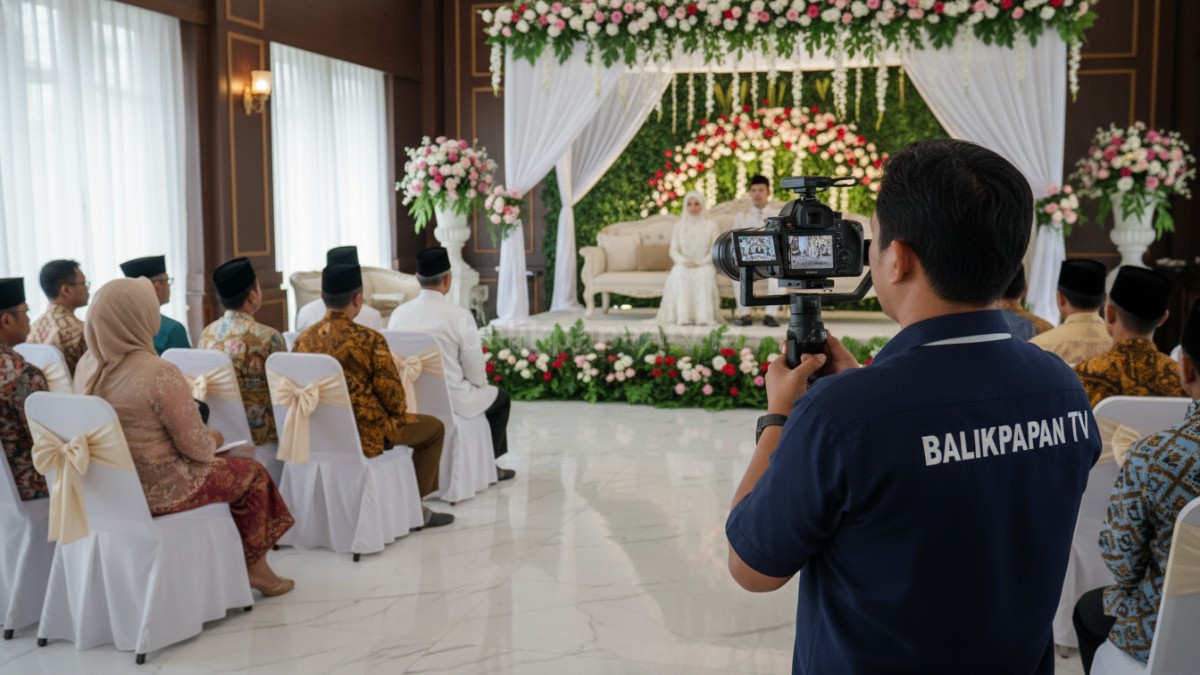 Framing luas dan sempit dalam video wedding modern
