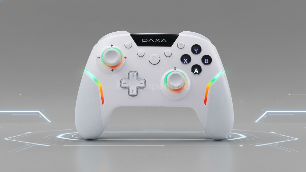Gamepad Rexus DAXA Ezoth AX10 dengan desain ergonomis dan fitur analog adjustable yang menarik perhatian gamer