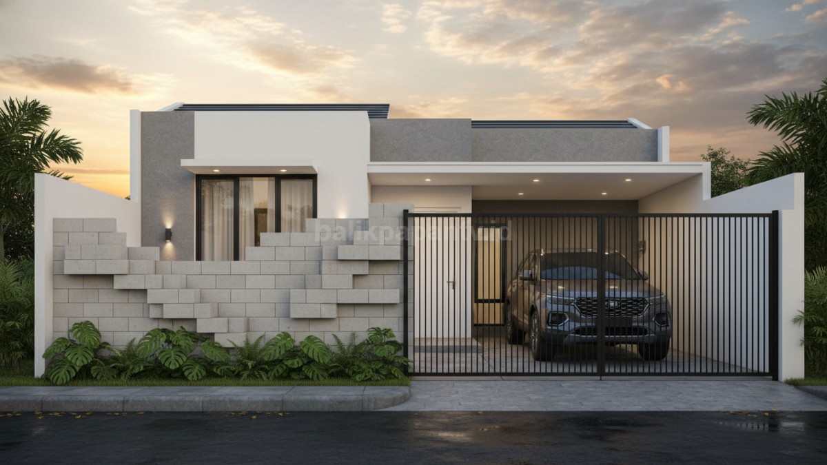 Pagar hebel yang dirawat dengan coating pelindung terlihat lebih awet