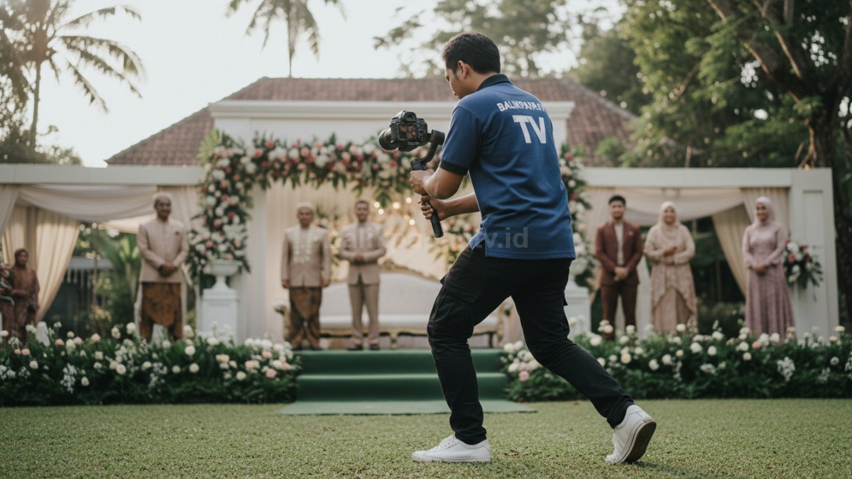 Kameramen menggunakan teknik langkah ninja