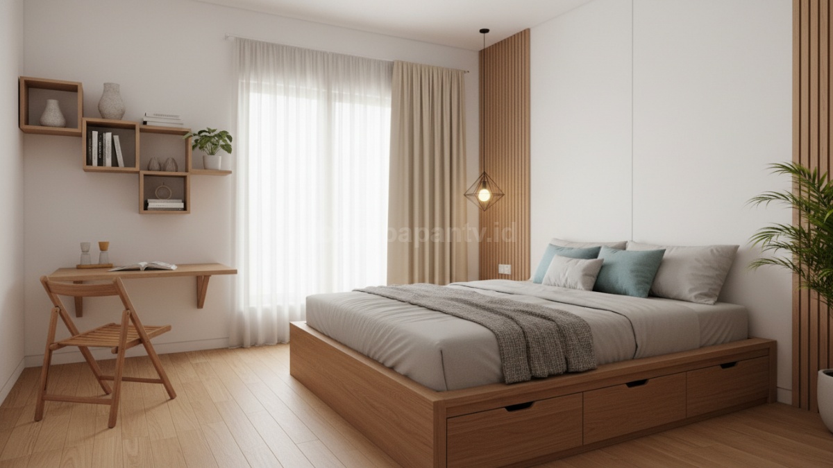 Furnitur multifungsi hemat ruang dan tetap stylish.