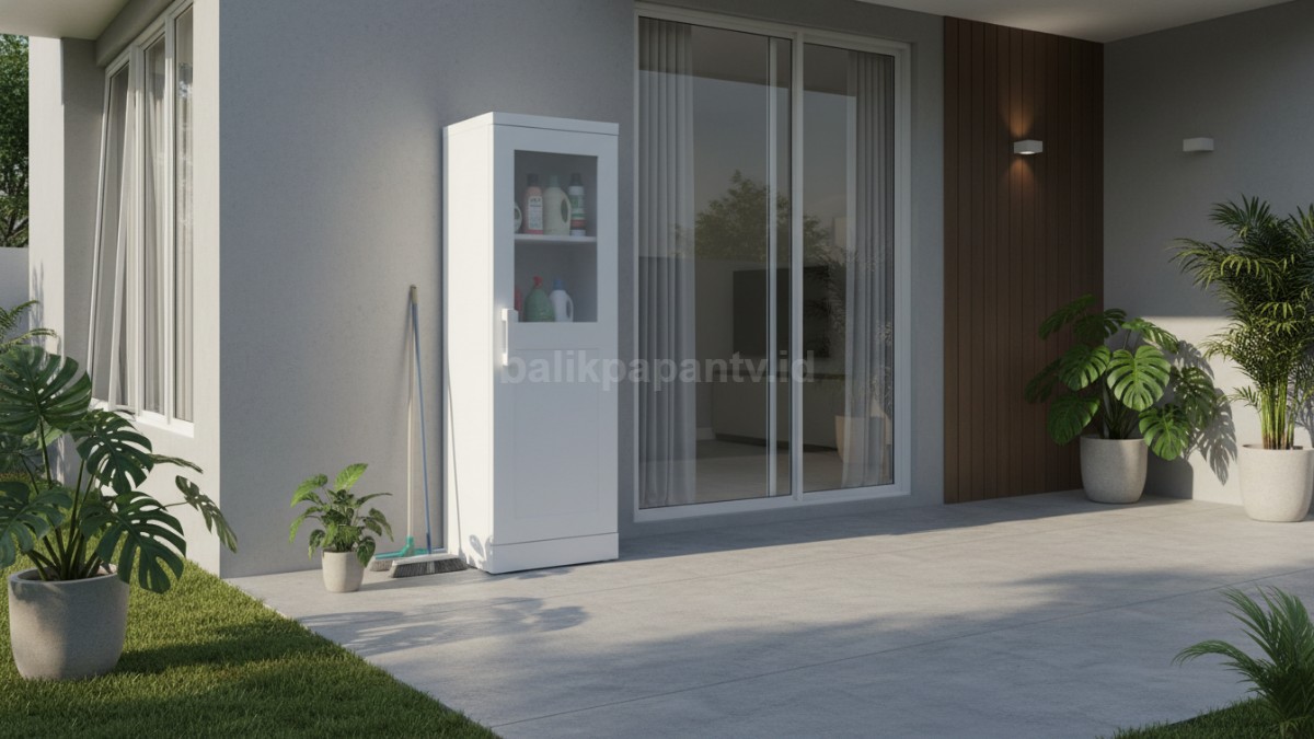 Lemari Resin Single Door 