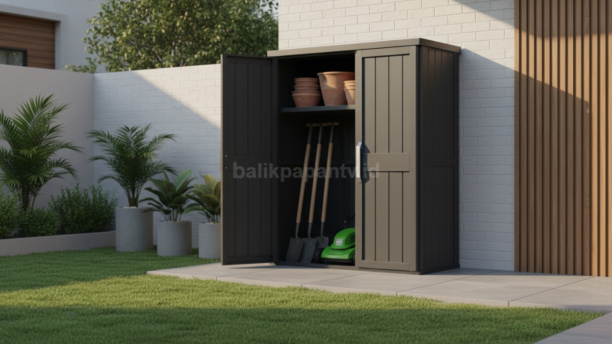  Lemari Resin Double Door 
