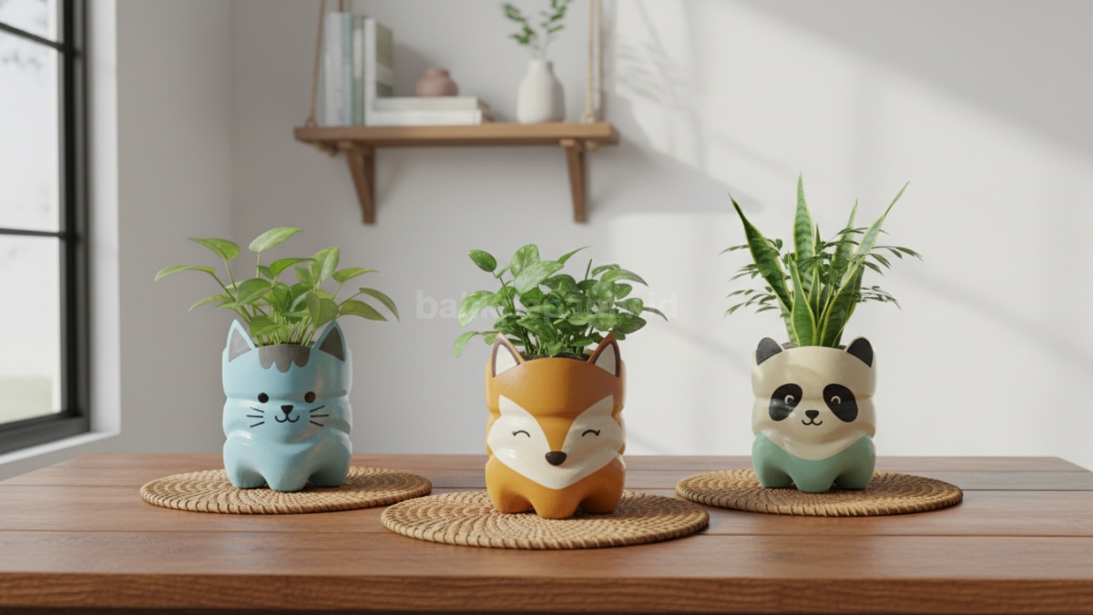 Pot karakter lucu 
