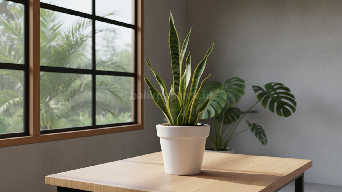  Lidah mertua atau sansevieria
