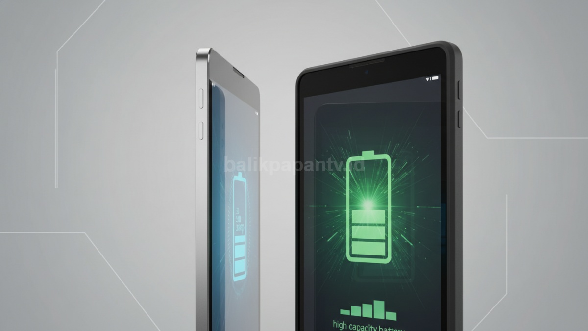 Perbandingan desain tipis dan kapasitas baterai kedua tablet