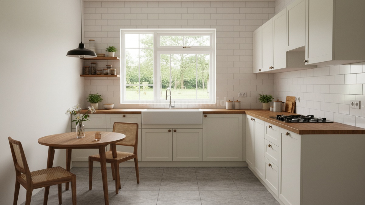 Dapur L shape