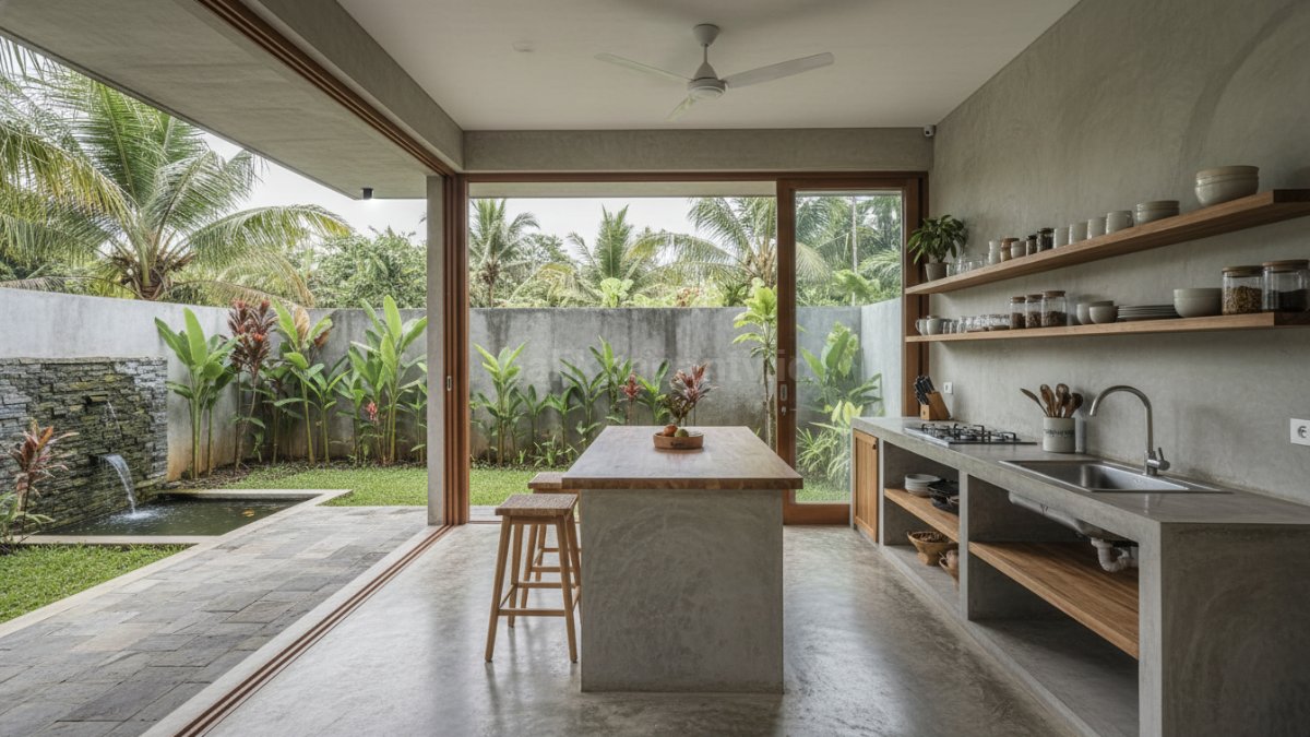 Dapur terbuka 