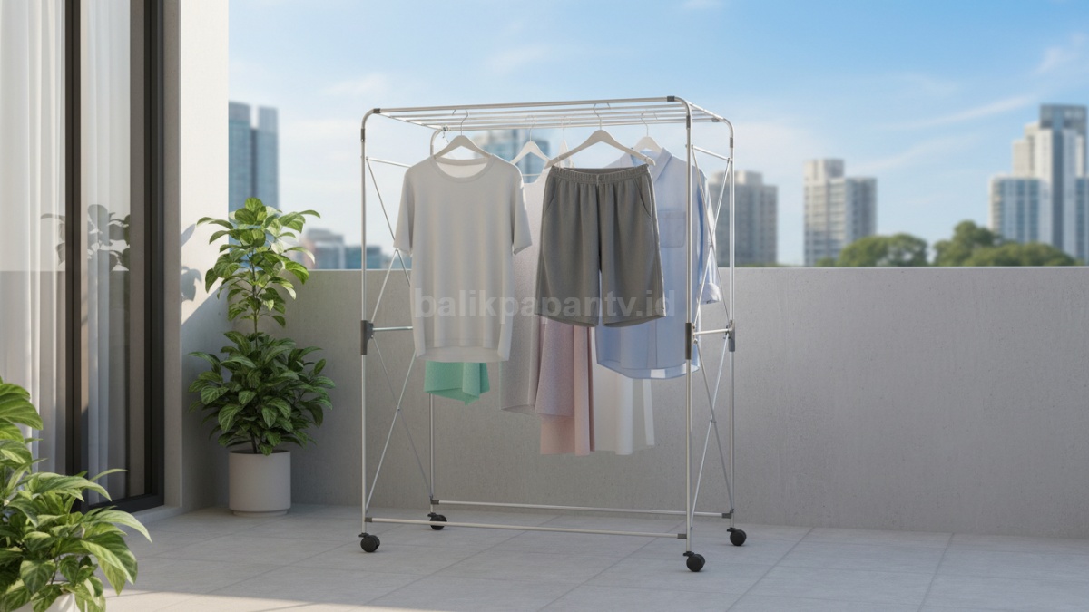 Jemuran portable minimalis
