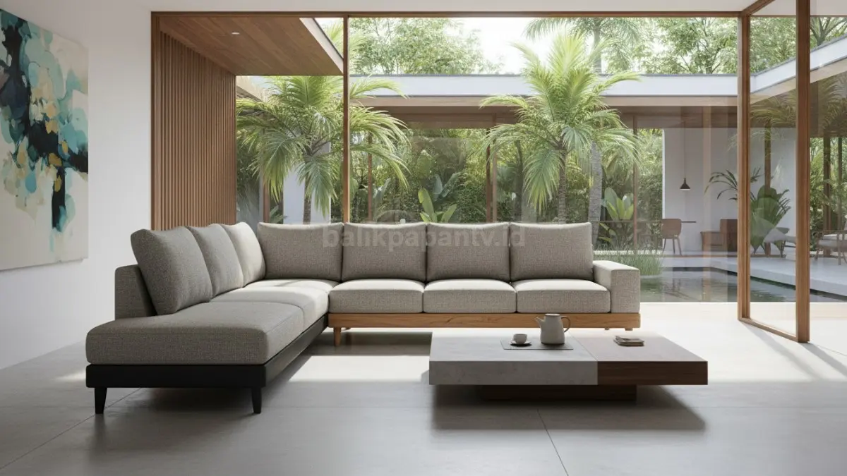 Cat ulang kaki sofa 
