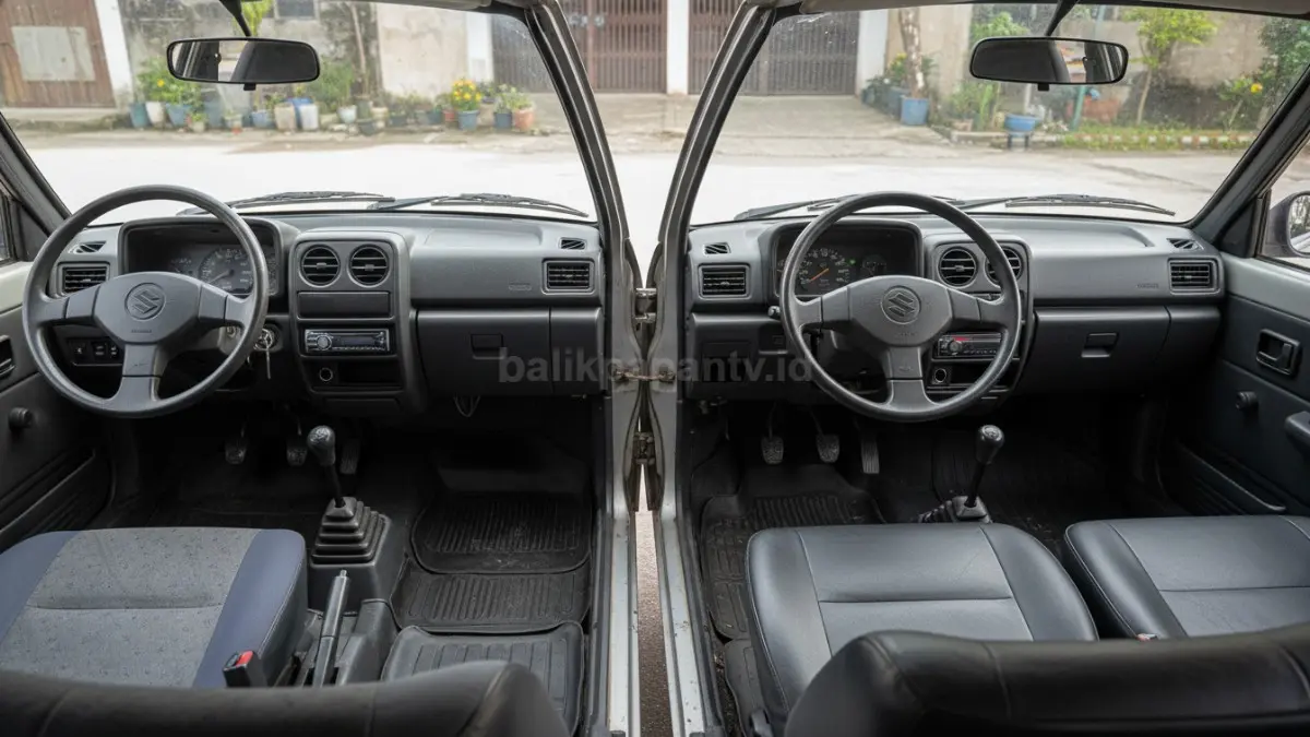 Interior sederhana Suzuki Katana tipe GX dan DX
