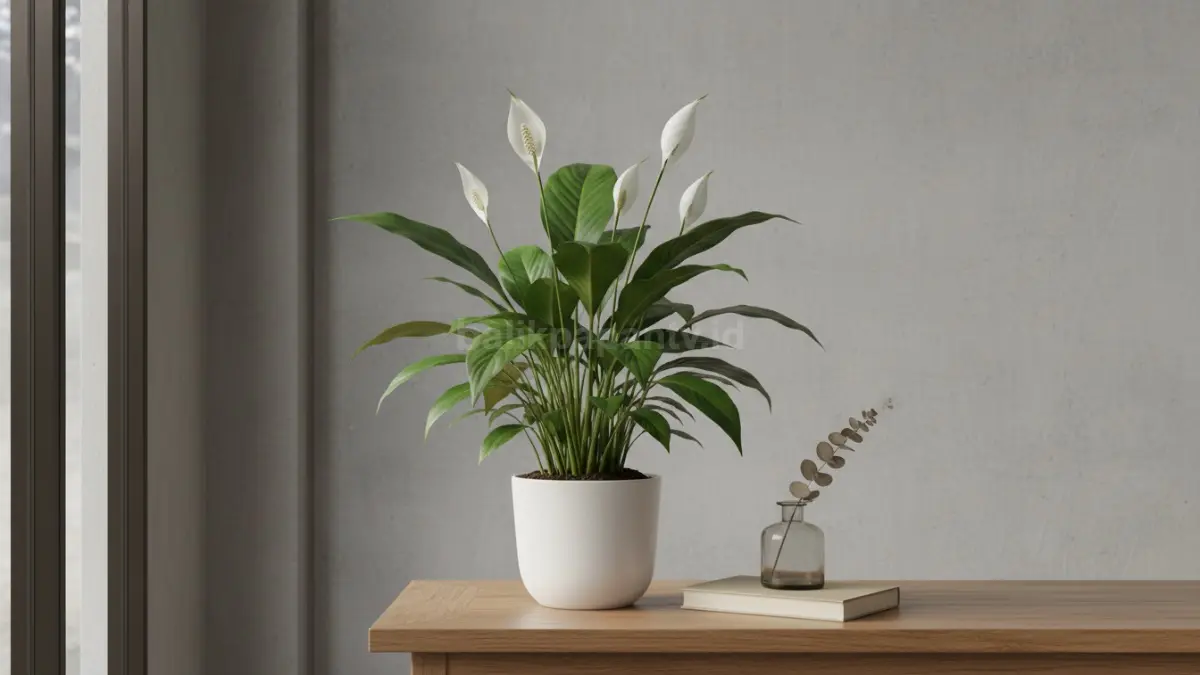  Peace lily 