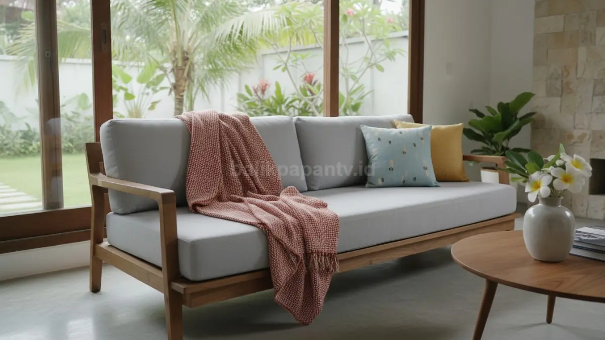Tambahkan throw blanket 