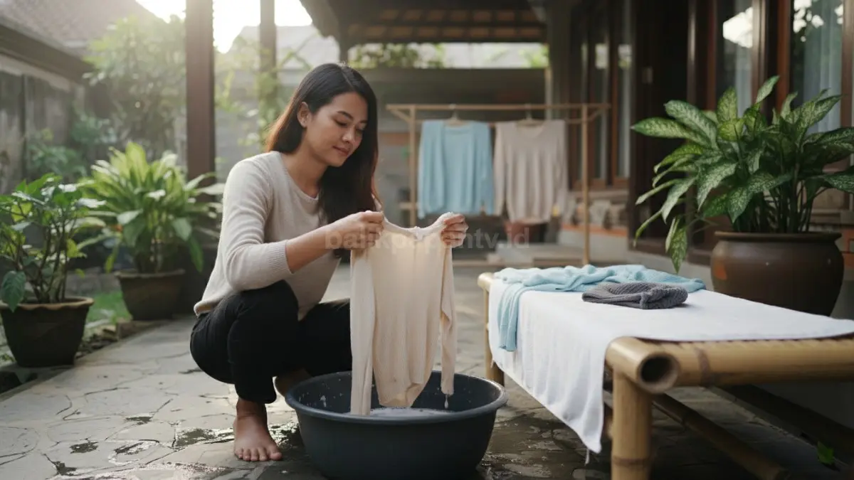 Serat Rajut yang Melar Setelah Dicuci Salah