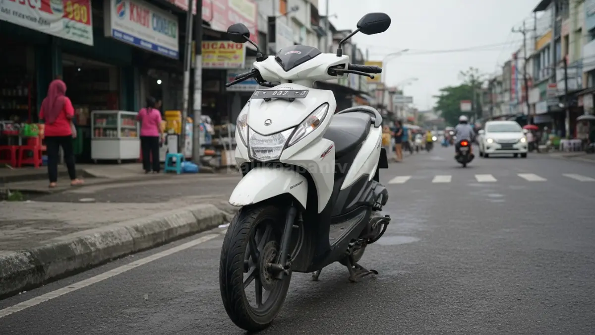 Skutik Honda Beat tampil simpel, simbol strategi hemat biaya yang bikin tetap diminati.
