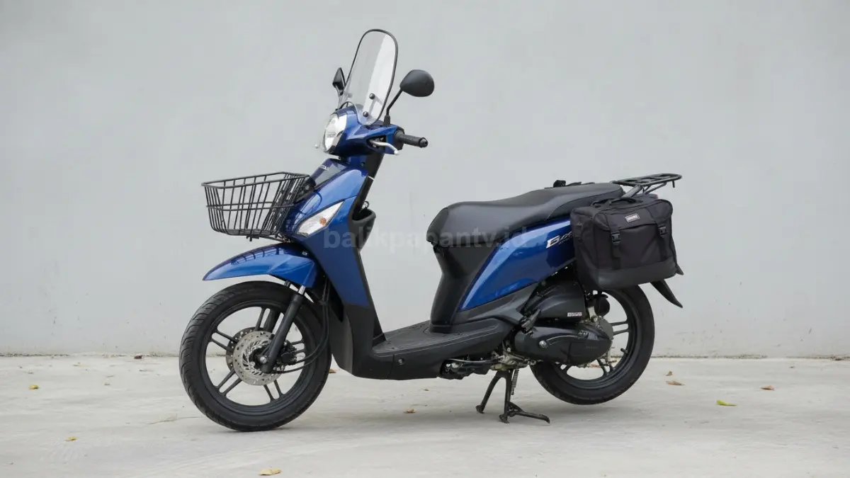 Tampilan sederhana Honda Beat sebagai motor entry level yang fokus fungsi.