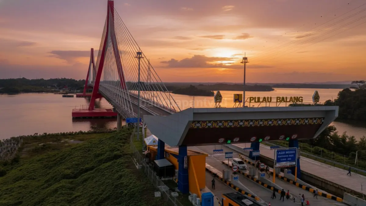 Tol IKN Jembatan Pulau Hambalang