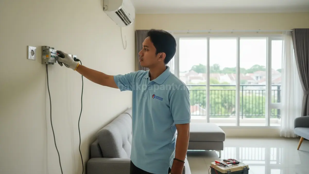 Mematikan Listrik AC Sebelum Dibersihkan