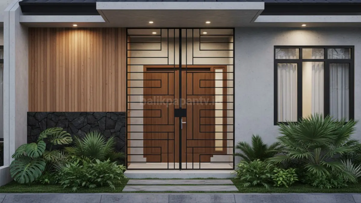 Motif Geometris Modern