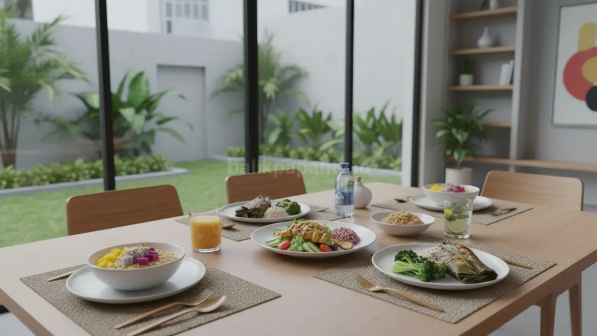 Contoh menu harian seimbang untuk aktivitas modern
