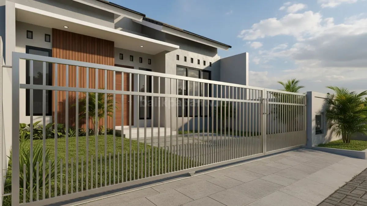 Stainless steel pagar menahan karat di lingkungan lembap