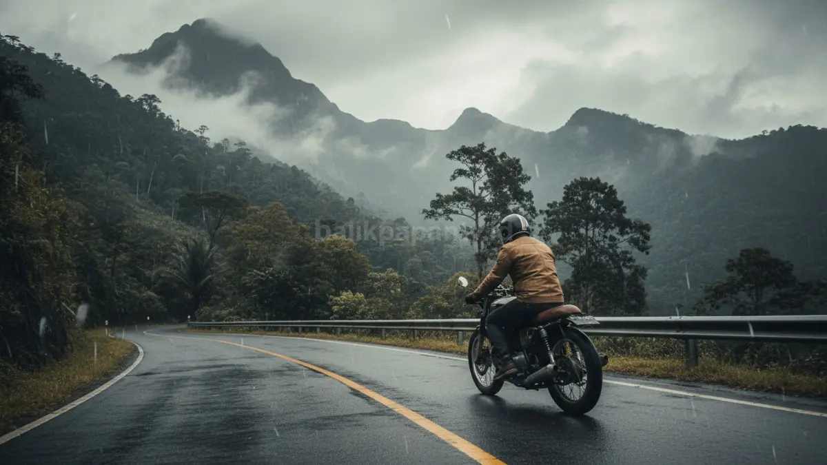 Hasil foto mendung dengan tone dramatis khas Leica.