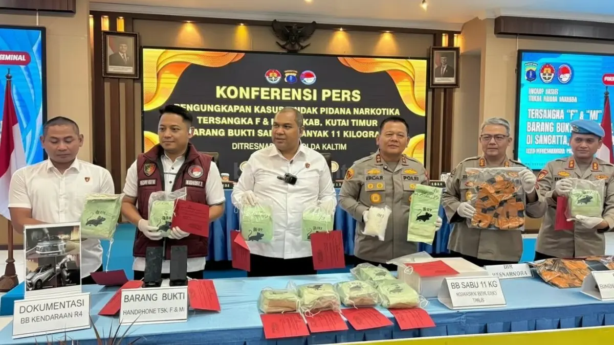 Polisi amankan 11 kilogram sabu di Sangatta, bukti komitmen pemberantasan narkotika