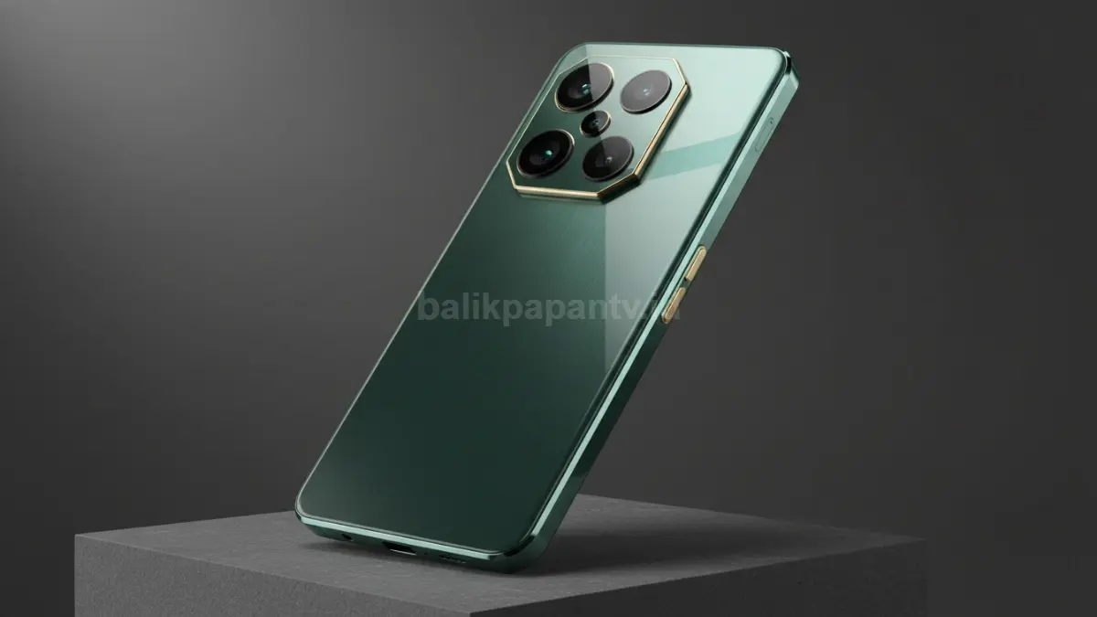 Tampilan desain mewah Camon 50 Pro 5G dengan casing premium.