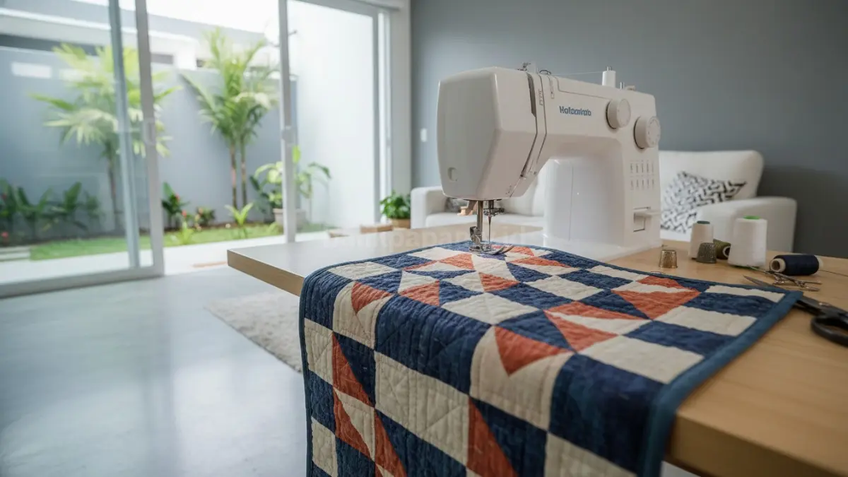 Teknik quilting dengan mesin jahit rumahan
