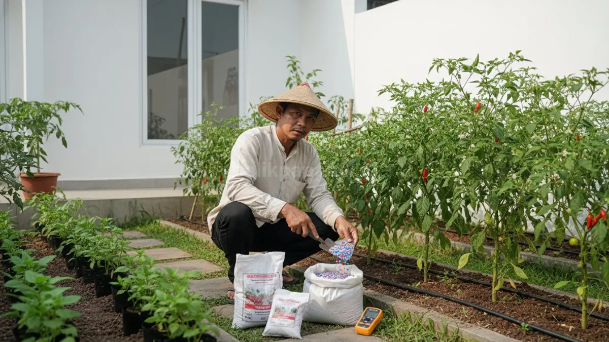  Terapkan pemupukan berimbang (NPK sesuai kebutuhan tanaman)
