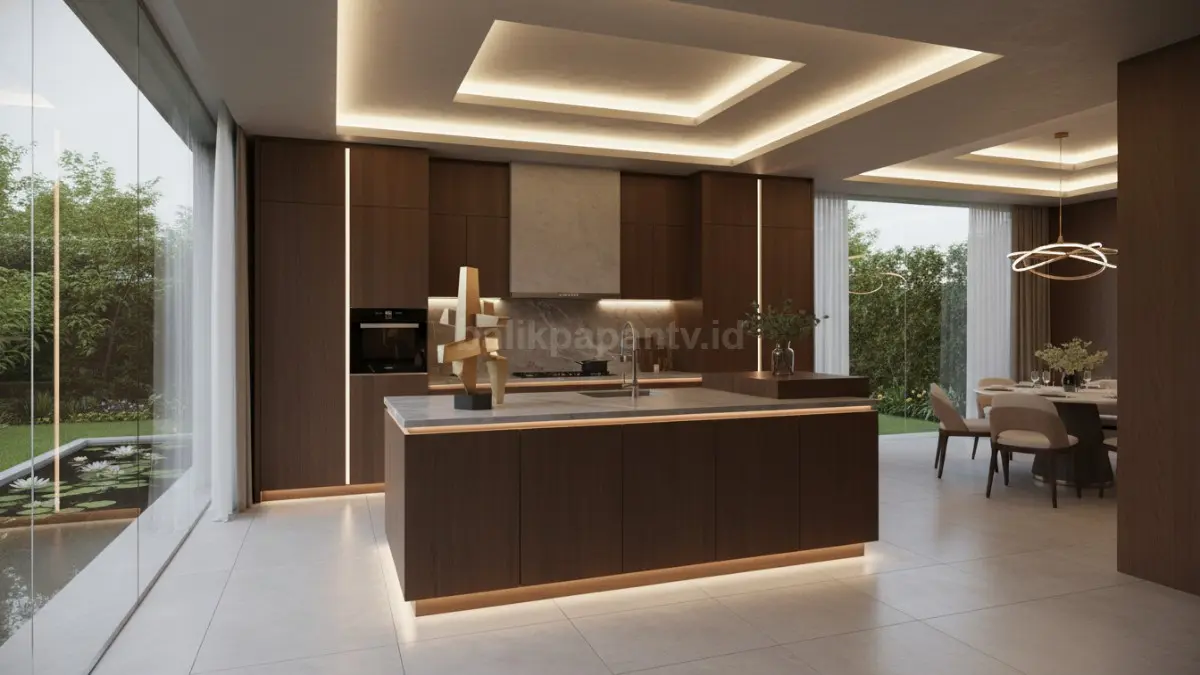  3D dengan Hidden Light – Desain mewah, visual dinamis, pencahayaan merata. 