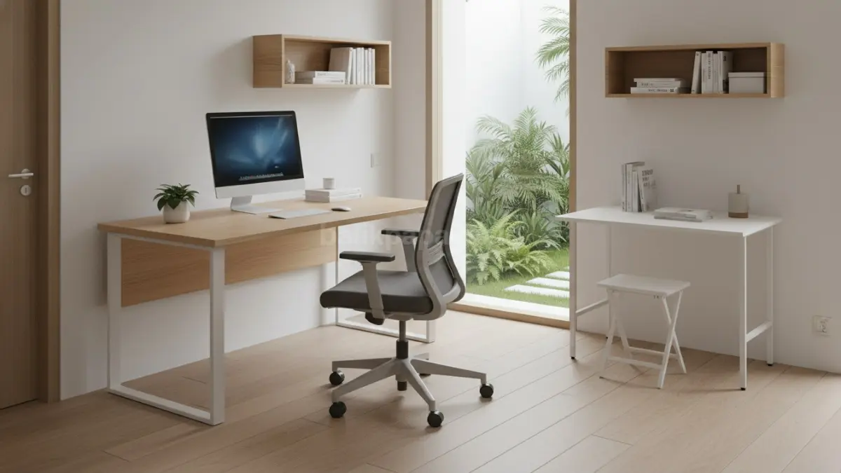  Gunakan furnitur ergonomis dan fleksibel
