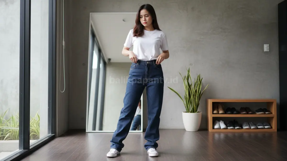 Kesalahan styling jeans yang membuat tampilan kurang maksimal
