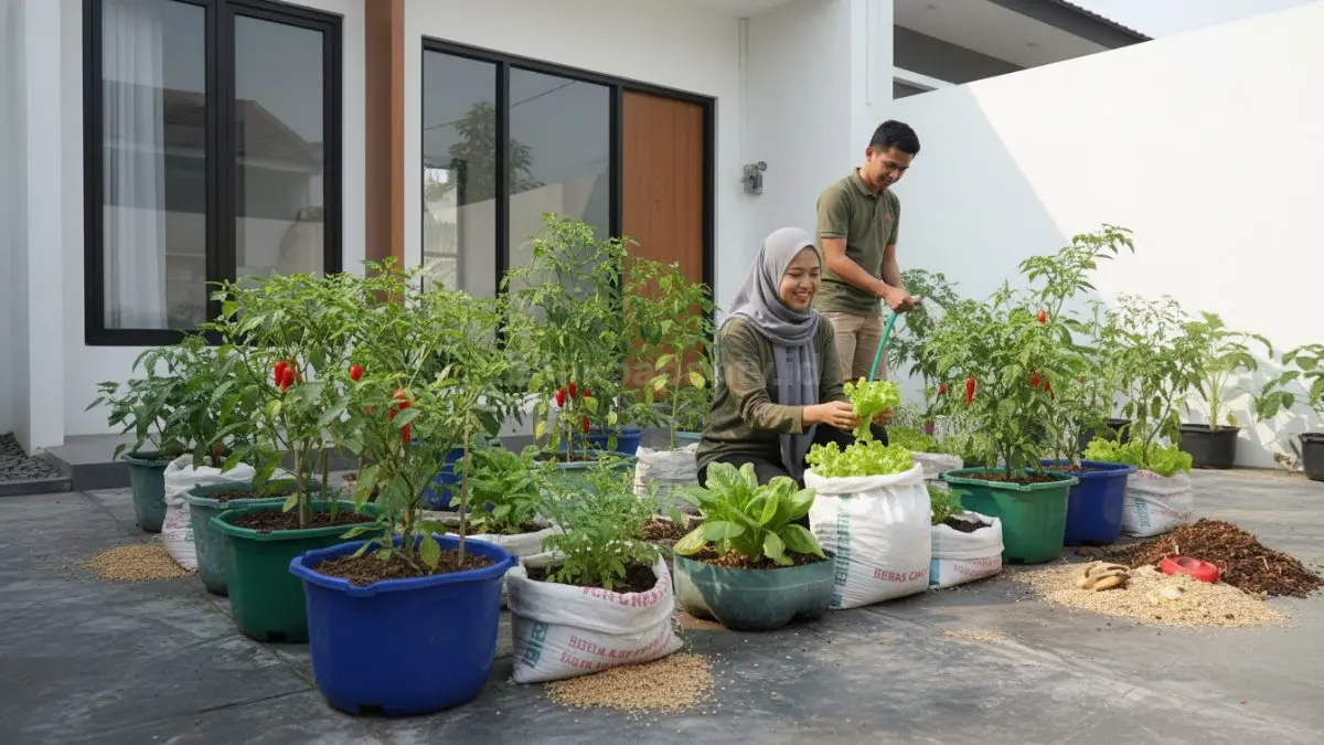 Mulai dari media tanam sederhana
