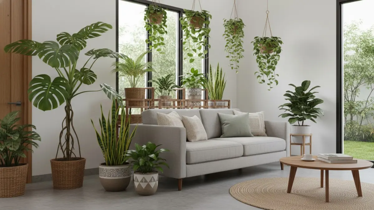 Pilih spesies yang adaptif untuk indoor
