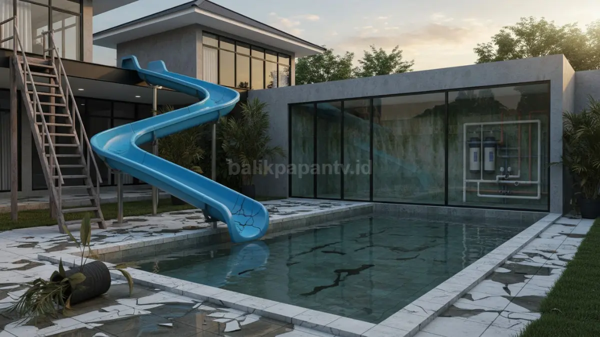 Kesalahan umum pada desain kolam perosotan
