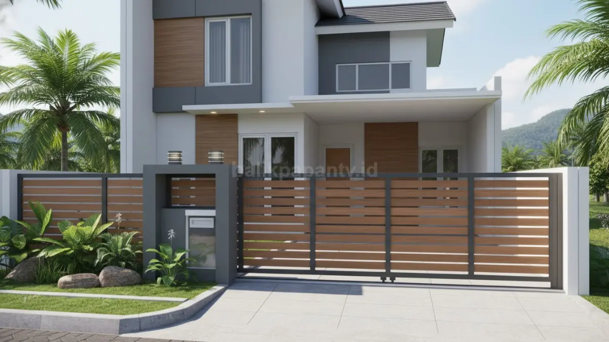  Pilih material yang tahan cuaca dan minim perawatan
