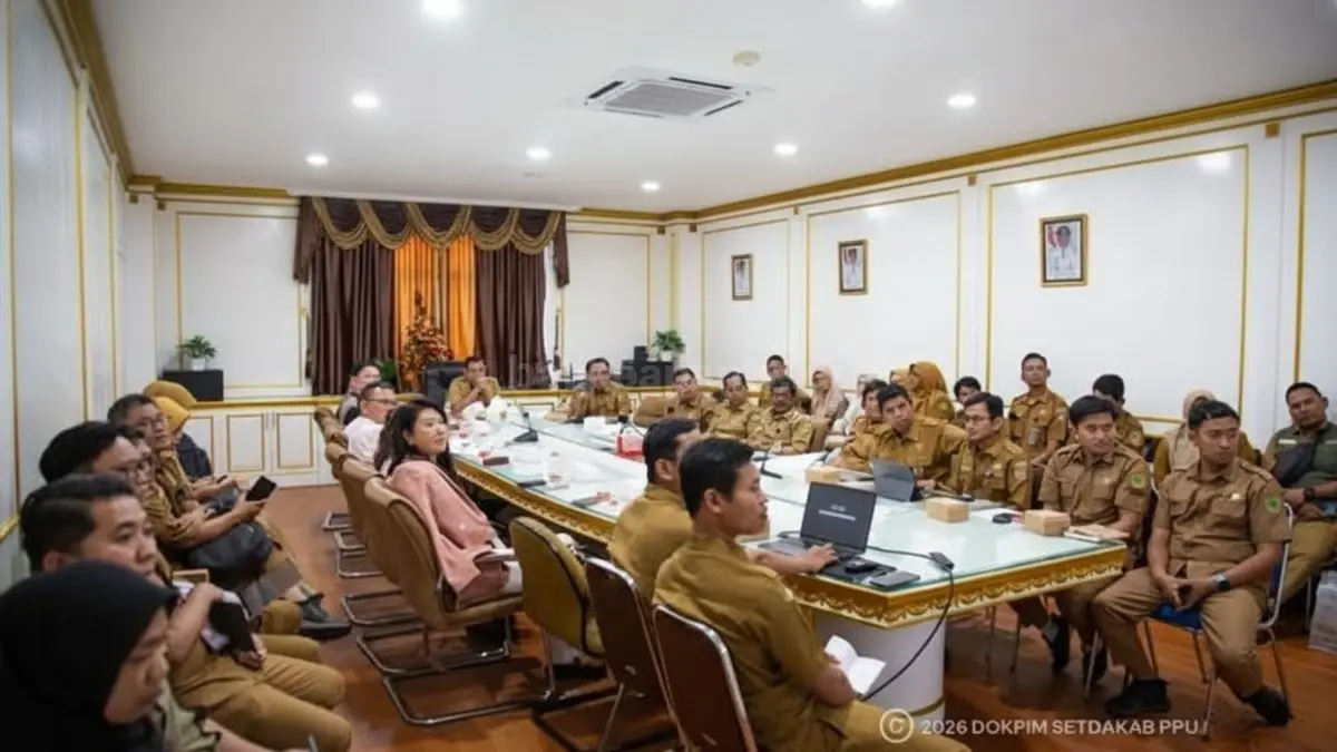 Suasana audiensi Bupati PPU bersama pihak swasta bahas kolaborasi strategis daerah