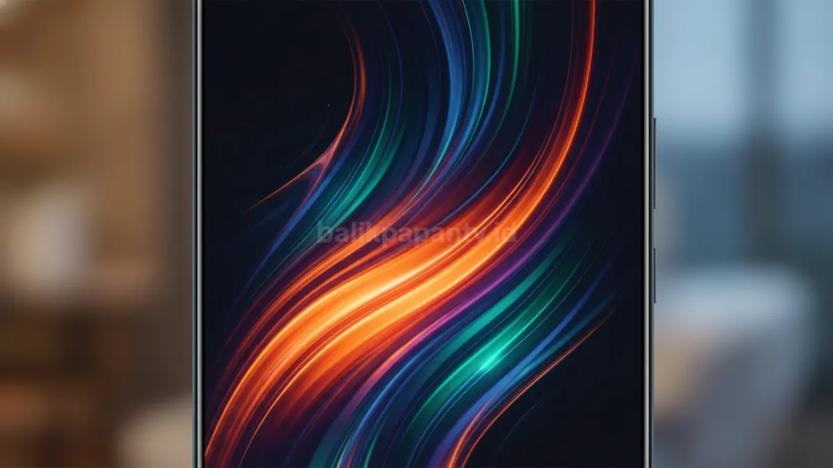 Tampilan layar AMOLED 120Hz Xiaomi dengan visual tajam dan warna hidup.
