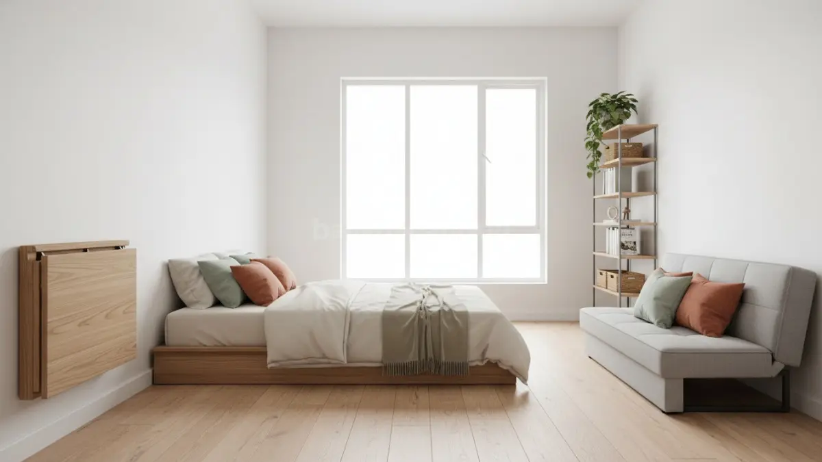  Furnitur lipat atau multifungsi 