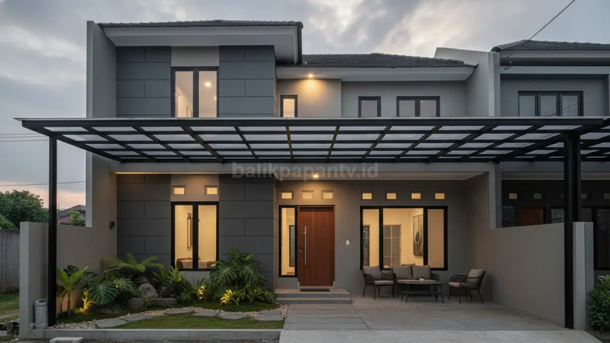 Konsep industrial minimalis muncul dari kebutuhan desain yang sederhana tapi kuat